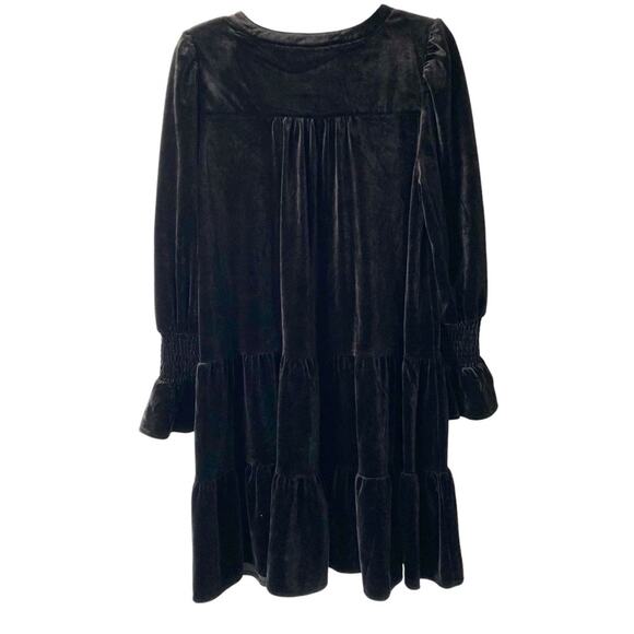 Pomander Place by Tuckernuck Kenzo Black Velvet Dress size large - Picture 9 of 13